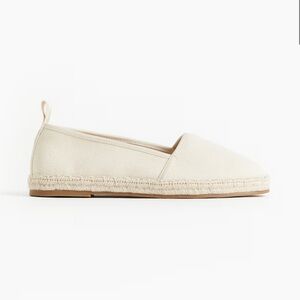 NWT H&M Women's Cream Espadrille Flats
